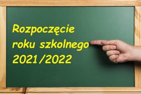 Plakat - rozpoczęcie roku szkolnego 2020 / 2021