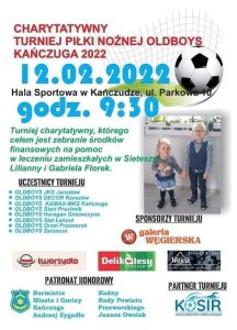 Plakat - Charytatywny turniej piłki nożnej Kańczuga 2022