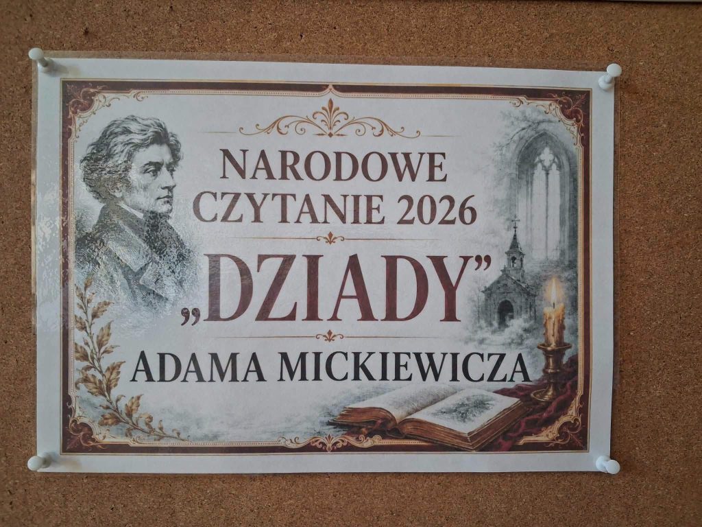 Plakat narodowe czytanie 2026.